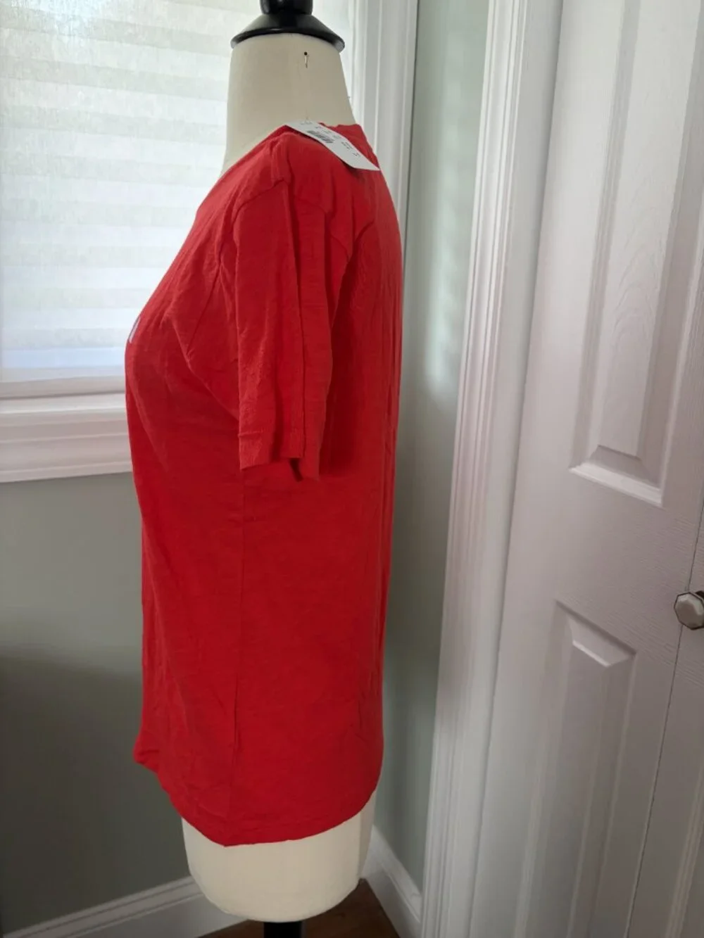 J Crew Bellissima T Shirt, Red, XS, NWT